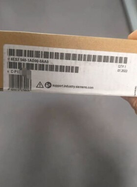 西门子6ES7 540-1AD00-0AA0，全新原装未开封--议价商品