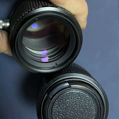 康达标工业镜头,型号TEC55,镜片通透无霉丝,侧面与划痕,--议