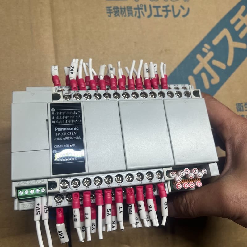 出售拆机二手松下PLC,型号FP-XH C38AT,--议价商品