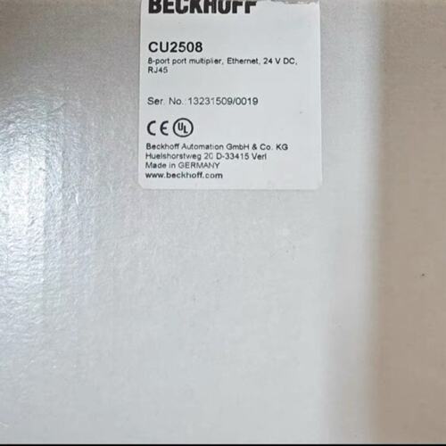 倍福BECKHOFF CU2508 8口以太网交换机，正品现--议价商品