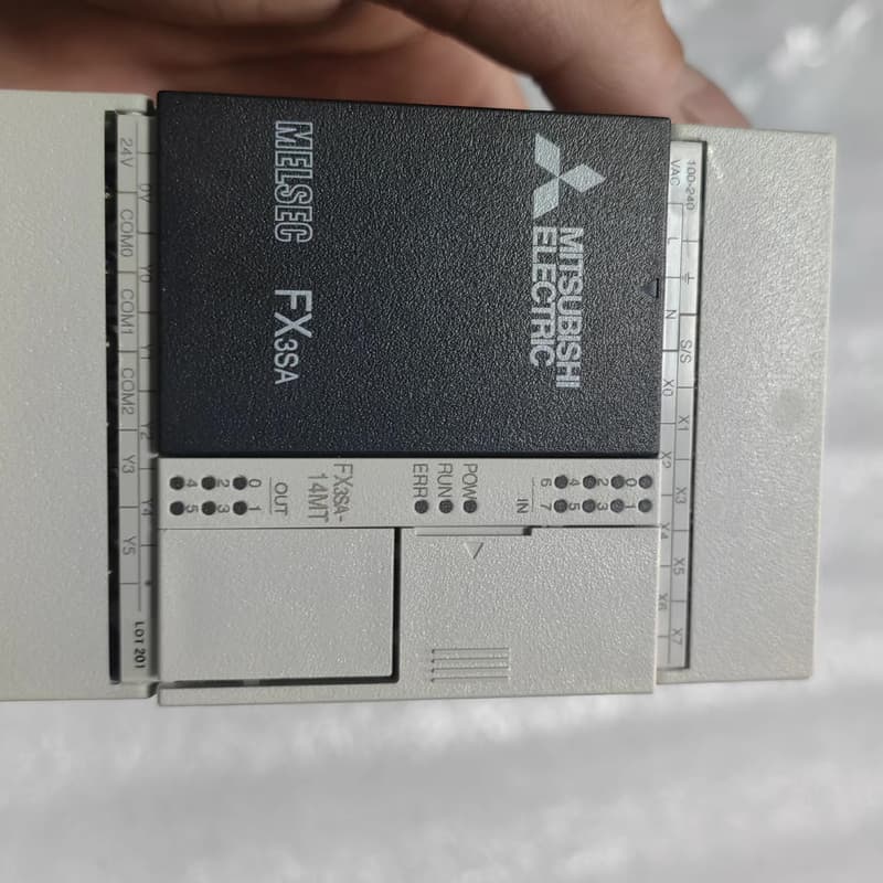 三菱plc小点位主机FX3SA-14MT 二手原装正品,现货--议价商品