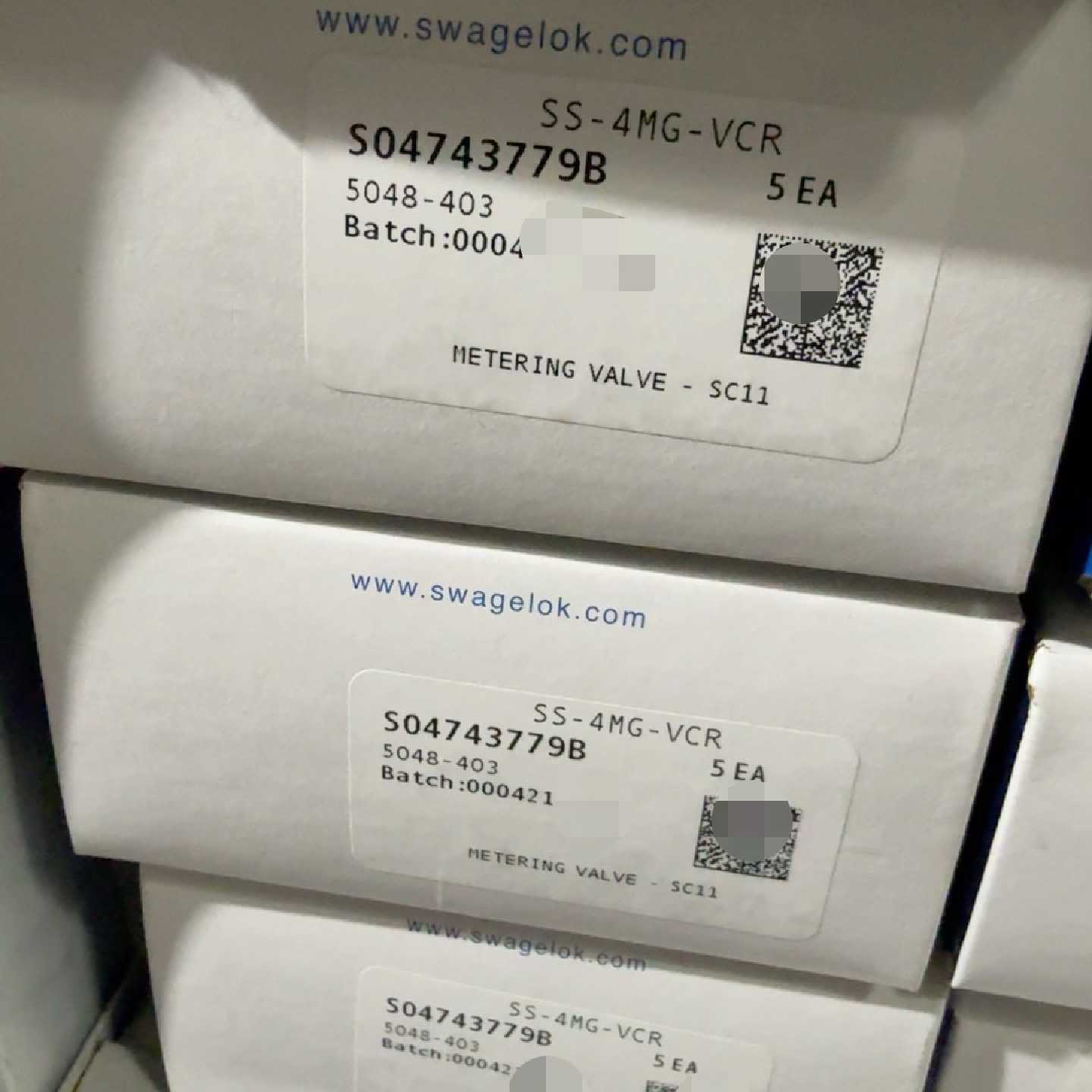 议价--全新正品世伟洛克SS-4MG-VCR计量阀,型号为SS-4M