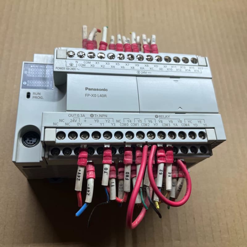 98新松下plc/AFPX0L40R-F拆机实物图功能完好--议价商品