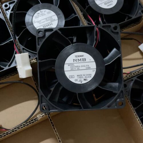 出NMB原装08038RA-24Q-FA风扇，全新未使用。2--议价商品