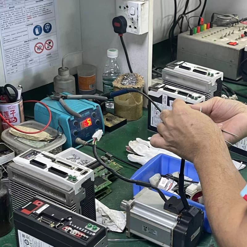 伺服驱动器维修伺服电机维修变频器松下安川三菱汇川台达富士,有