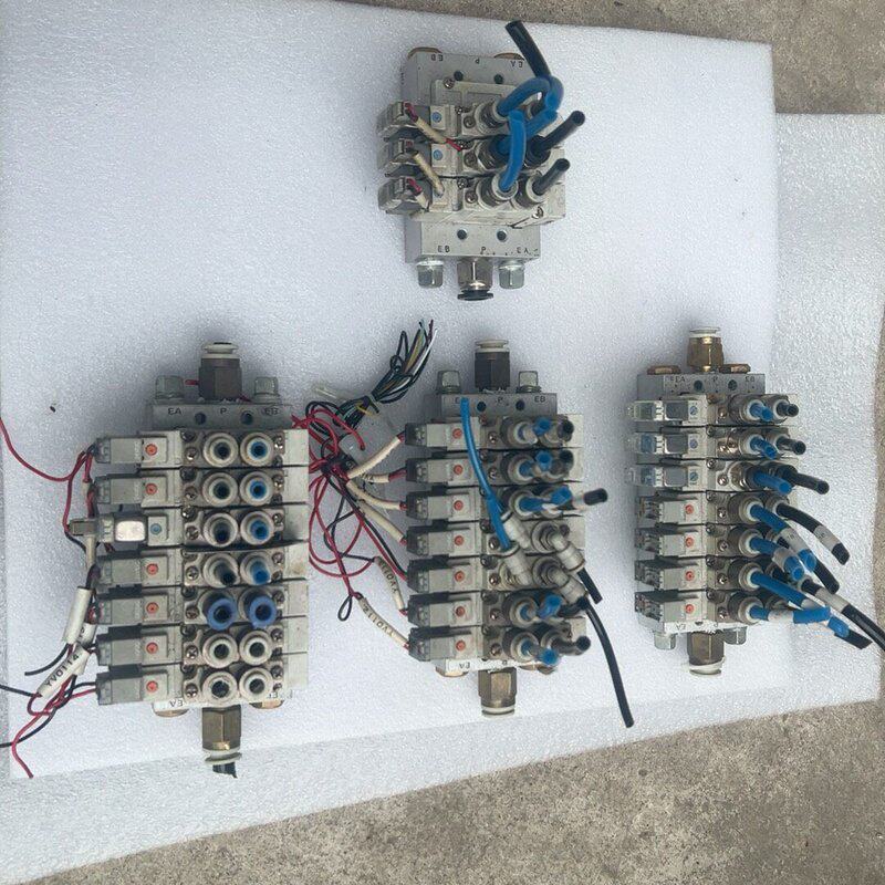 SMC电磁阀组合 SY5120-5GZ-C6三套（每套7片）--议价商品