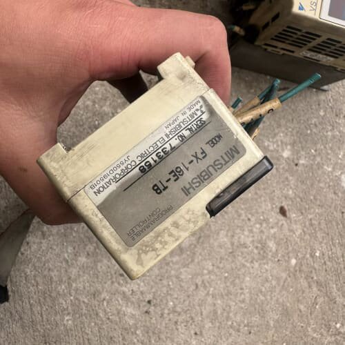三菱PLC扩展端子模块 FX-16E-TB，二手拆机原装正品--议价商品