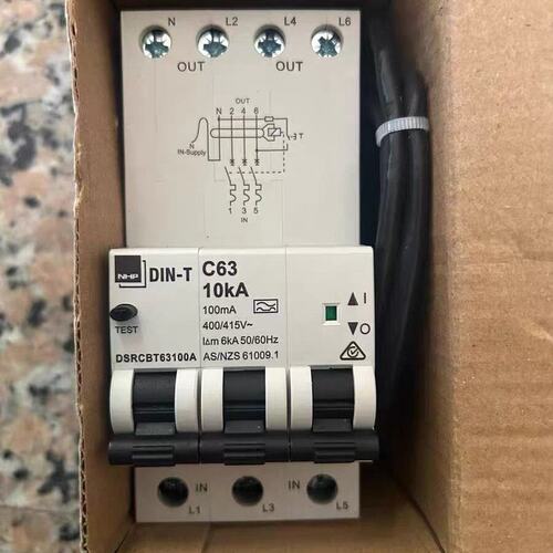 NHP漏电保护器 DSRCBT63100A，3P+N，额定电--议价商品