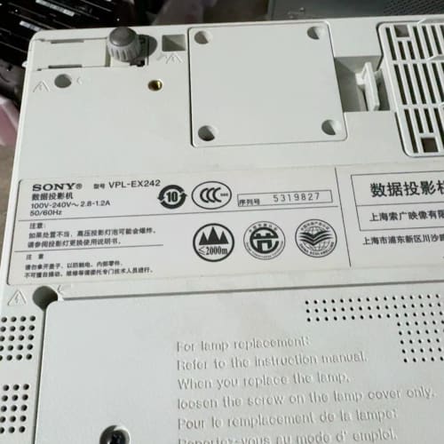 索尼EX242,索尼投影,照片视频实物拍摄,成色不错,原装无--议