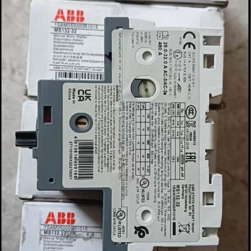ABB MS132-32电机保护器，原装正品，带原包装，成色--议价商品