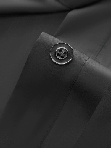 乐姿梦 Мужская осенняя пижама, шелковый лонгслив, комплект, домашняя одежда, 2025 года, премиум класс