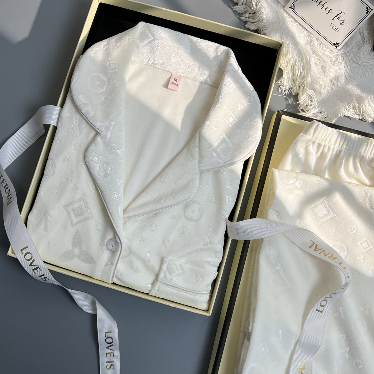 乐姿梦情侣睡衣秋冬季金丝绒女复古高级感男士家居服加厚保暖套装