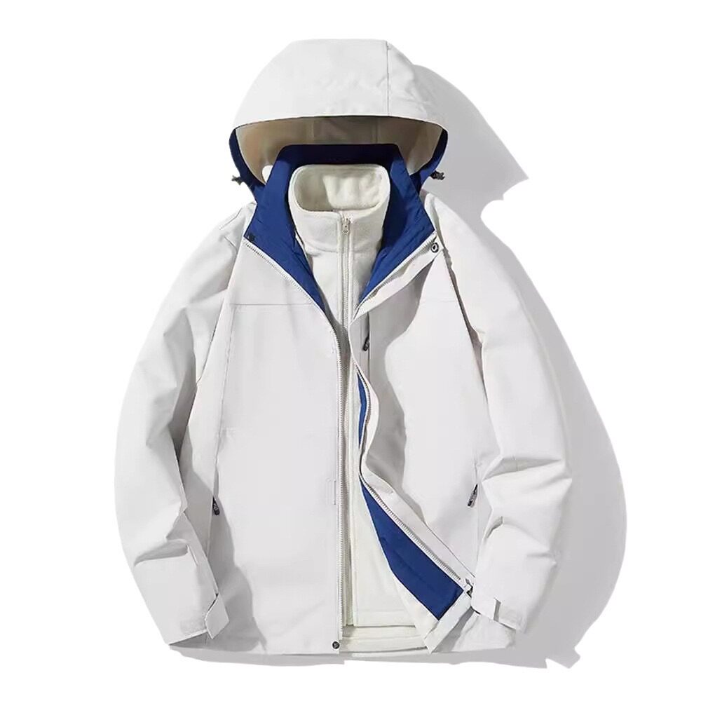 冲锋衣新款潮流三合一可拆卸两件套潮牌户外登山服男女外套