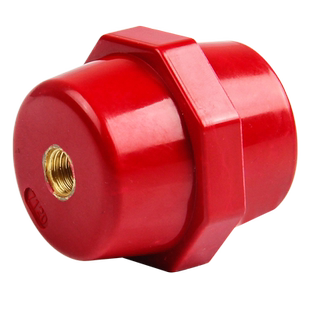 低压SM绝缘子红色高强度绝缘柱25/30/35/40/51/76/7105/7110/7120