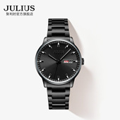 聚利时旗舰店夜光多功能商务休闲运动防水钢带男士 石英表JAH114