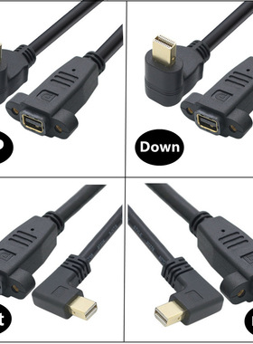 适用于苹果电脑Mini DisplayPor公转母带固定螺丝孔测试延长线