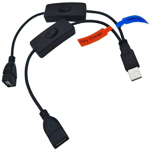 USB一拖二Y 型带303开关电源延长线 AMAF带开关控制器线