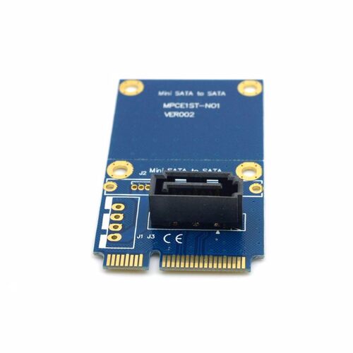mSATA转SATA转接卡 mini SATA转7pin SATA Mini PCIe扩展SATA