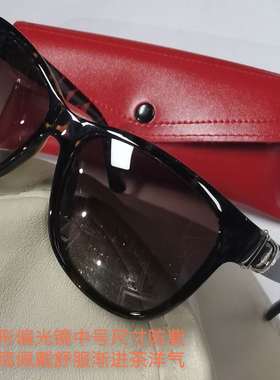 偏光玳瑁色长脸太阳镜