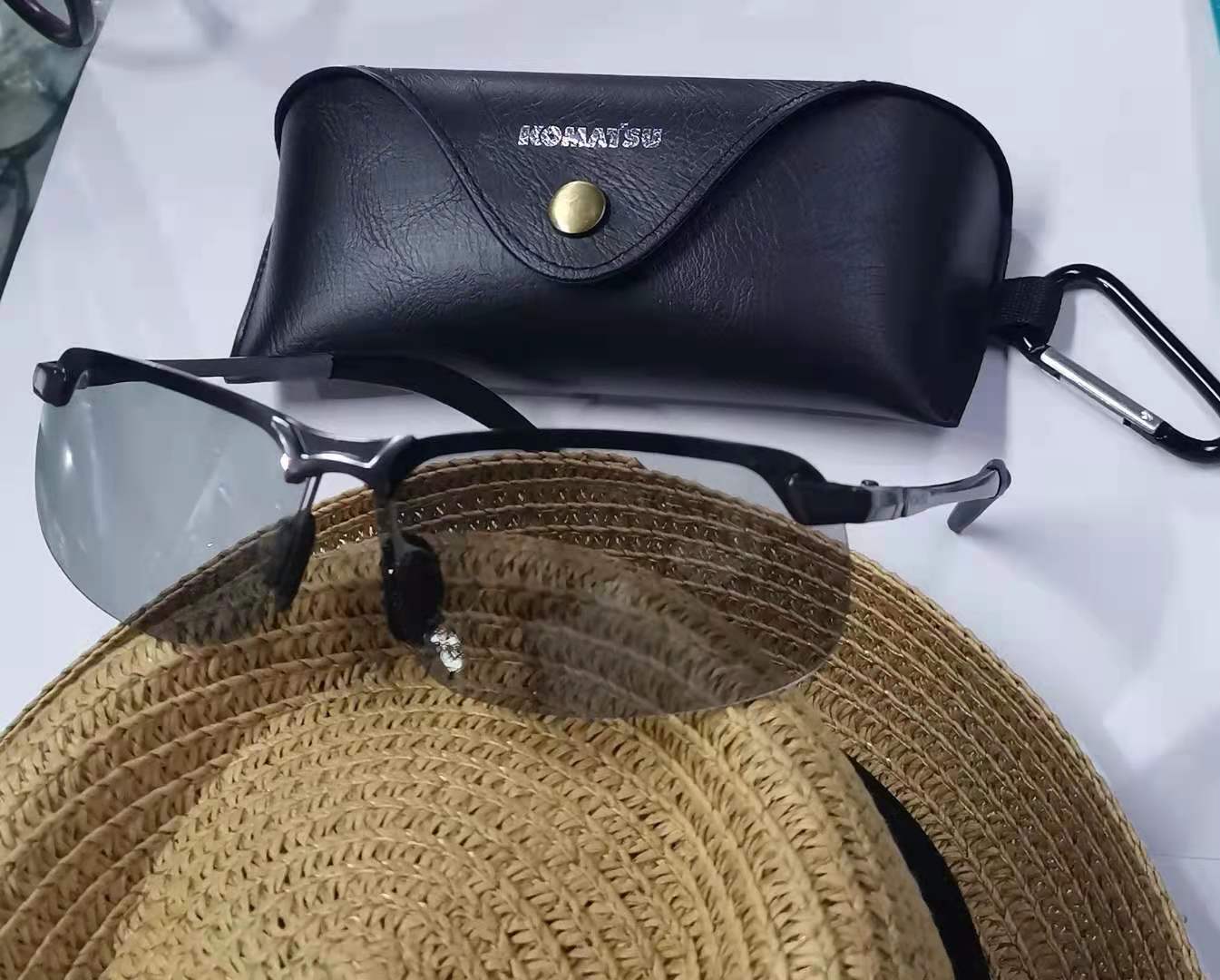 变色偏光金属抗疲劳太阳镜