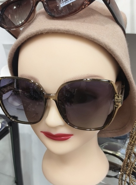 新韩版TR90女士偏光太阳镜 防紫外线驾驶眼镜 复古网红墨镜渐进色