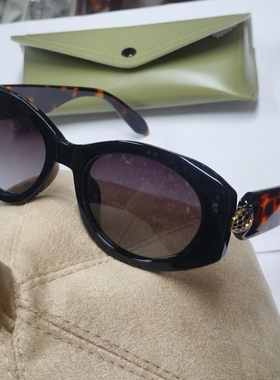 板材偏光墨镜女高级防紫外线UV400欧美外拍照渐进色柔和款太阳镜