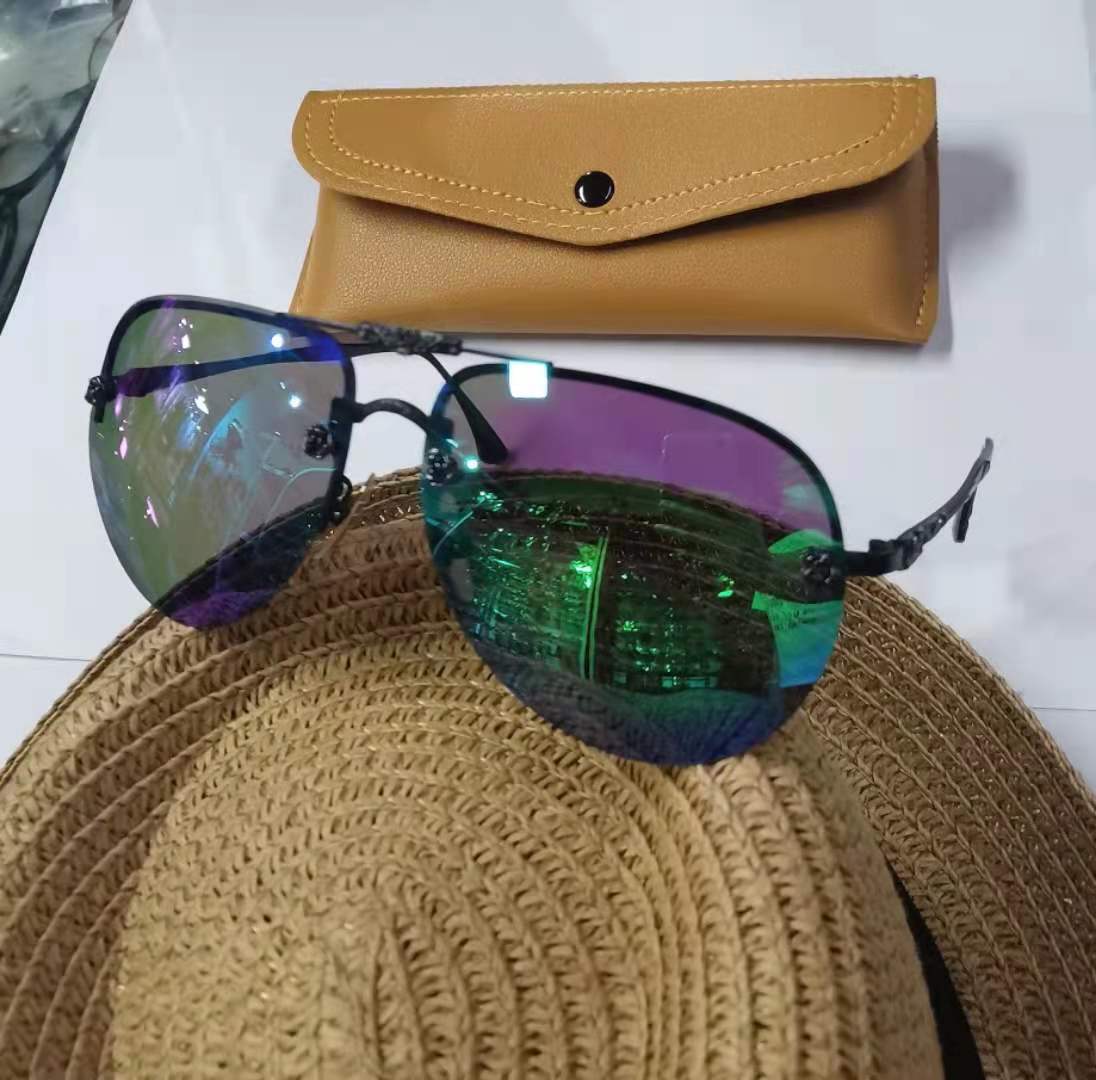 双梁偏光韩版镀膜小脸太阳镜