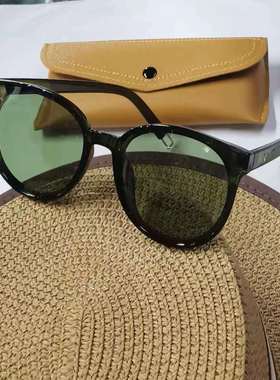 gm韩版偏光街拍圆脸太阳镜