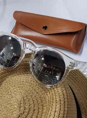 墨镜圆脸大框偏光太阳镜