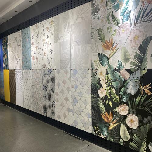 冠珠600X1200艺术花片美式大规格花砖浴室客厅沙发背景墙阳台瓷砖