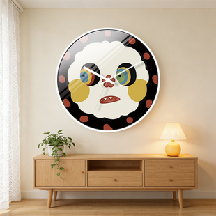 魔法少女小圆甜品魔女夏洛特学生宿舍静音周边礼物石英钟表 二次元