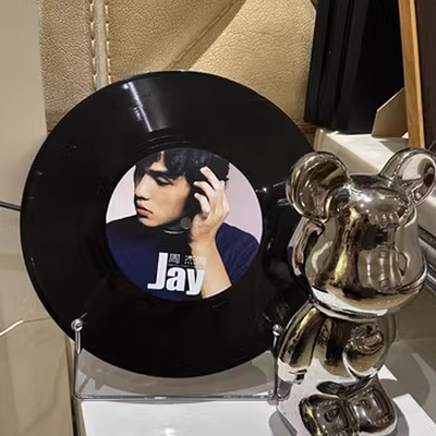 周杰伦黑胶唱片装饰复古摆件礼物