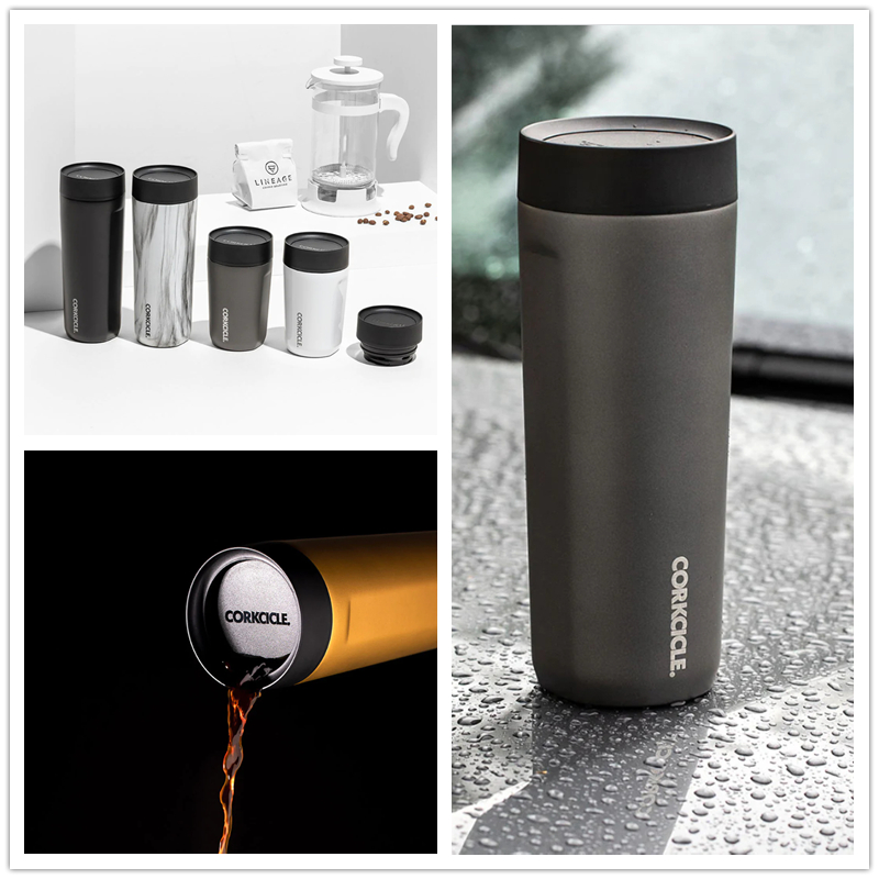 corkcicle陶瓷涂层内胆 保冷保温杯男女士便携水杯车载办公酷仕客