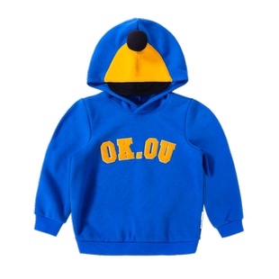 可欧可优OK.OU男婴男童不倒绒带帽卫衣丽家宝贝