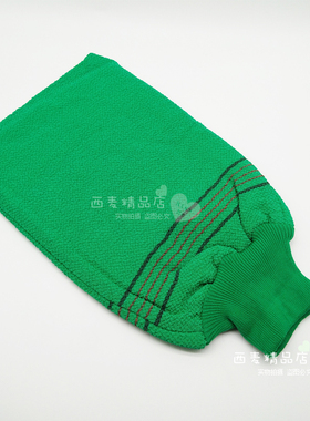 2025新款洗澡神器粗砂搓澡巾绿色去泥男士专用美容搓澡手套