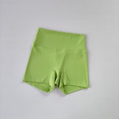 夏 透气速干训练跑步健身热裤 裸感亲肤瑜伽短裤 高腰提臀紧身运动裤