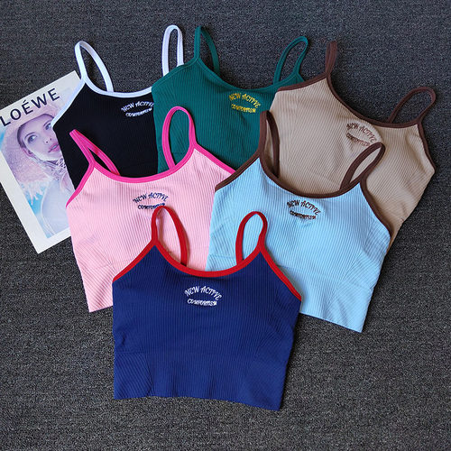 瑜伽背心透气速干复古刺绣