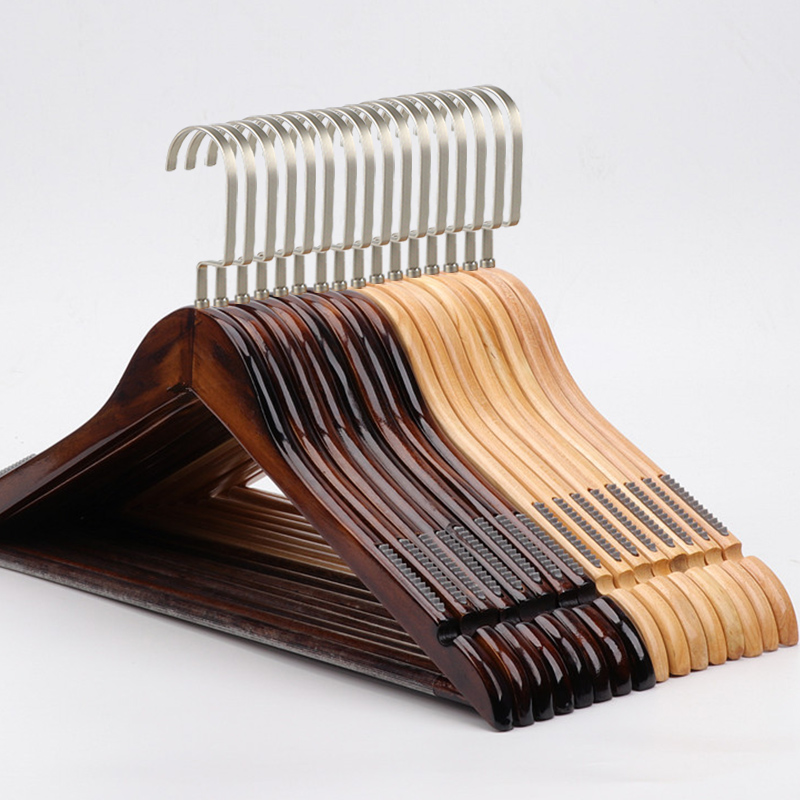 实木衣架子服装店衣服撑子