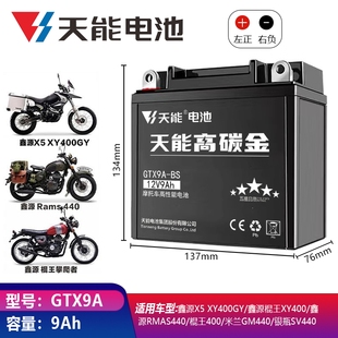 RA摩托车电瓶RA150 GP150 GP250 GP300 TG300S TV175 TG300S天能