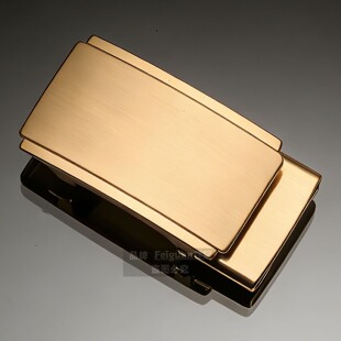 简约时尚男士皮带扣头3.5cm无牙自动扣无孔金属腰带扣头配件男款