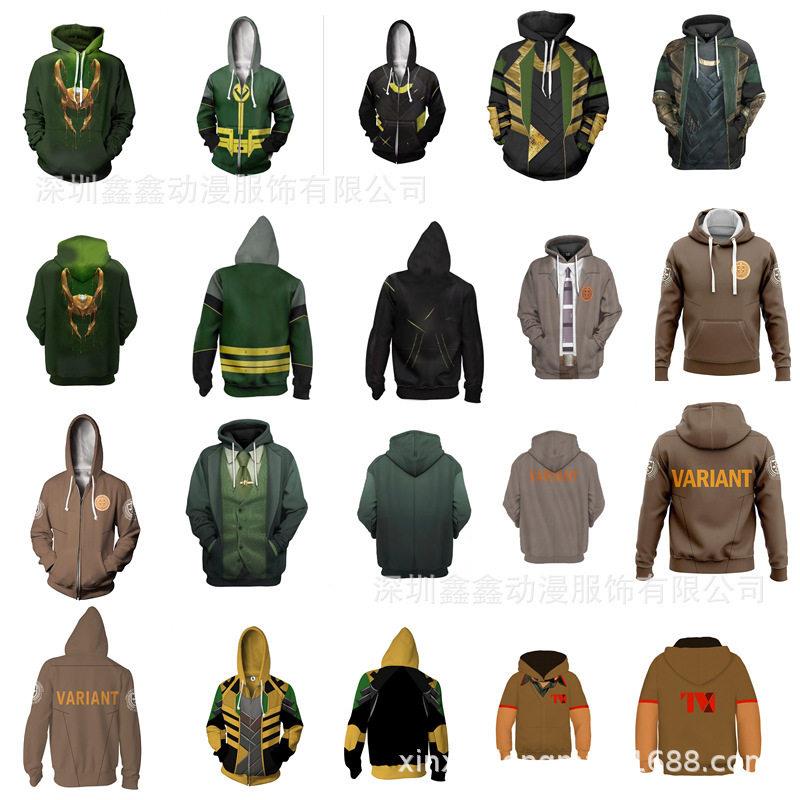 欧美热门新款 洛基系列 3D数码印花套头连帽卫衣 cosplay电影周边