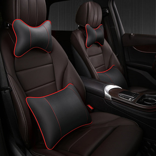 汽车用车上可爱安全头枕一对落枕护颈枕轿车车内枕头头垫座位靠枕