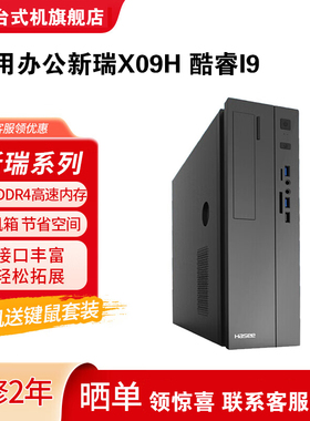 神舟（HASEE）新瑞X09H办公台式电脑办公主机 酷睿i9-12900H 办公