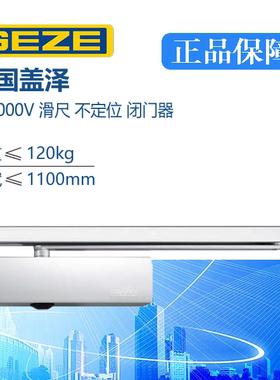 原装正品德国盖泽GEZE闭门器TS3000V滑轨滑尺自动关门器承重120KG