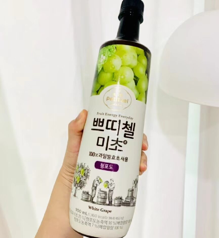 韩国果醋希杰cj葡萄醋水果发酵果醋青葡萄醋美醋韩国原装进口饮料