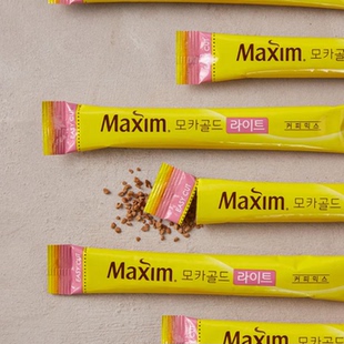 韩国麦馨低糖摩卡速溶咖啡减糖25%阿拉比卡速溶咖啡light