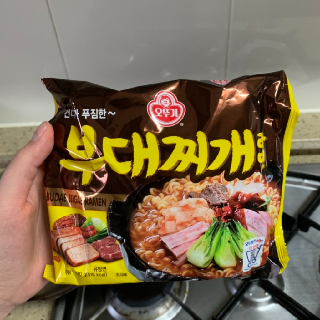 韩国进口不倒翁部队火锅拉面即食