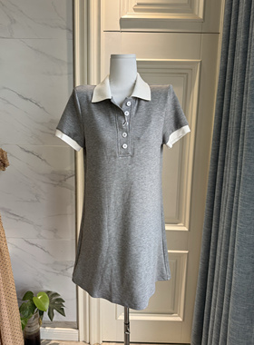 Read Nameless/灰色polo裙品牌进口棉