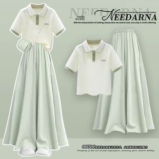 学院风减龄夏日绝美小裙子2025初夏穿搭多巴胺独特漂亮掐腰