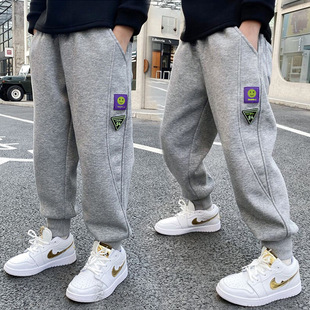 中童大童儿童春款 男童裤 新款 2025春季 男孩休闲运动 子春秋单裤